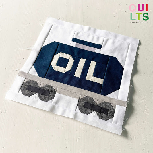 Öltankwaggon – PDF Quilt Block Anleitung