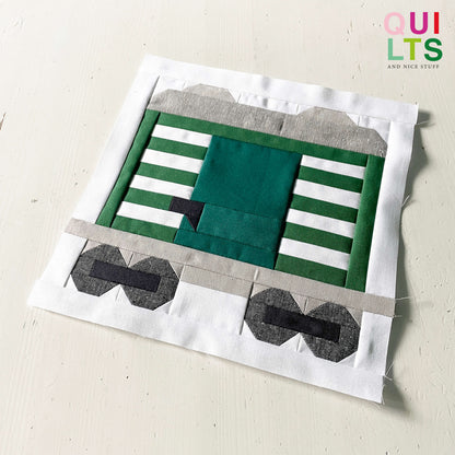 Offener Viehwaggon – PDF Quilt Block Anleitung