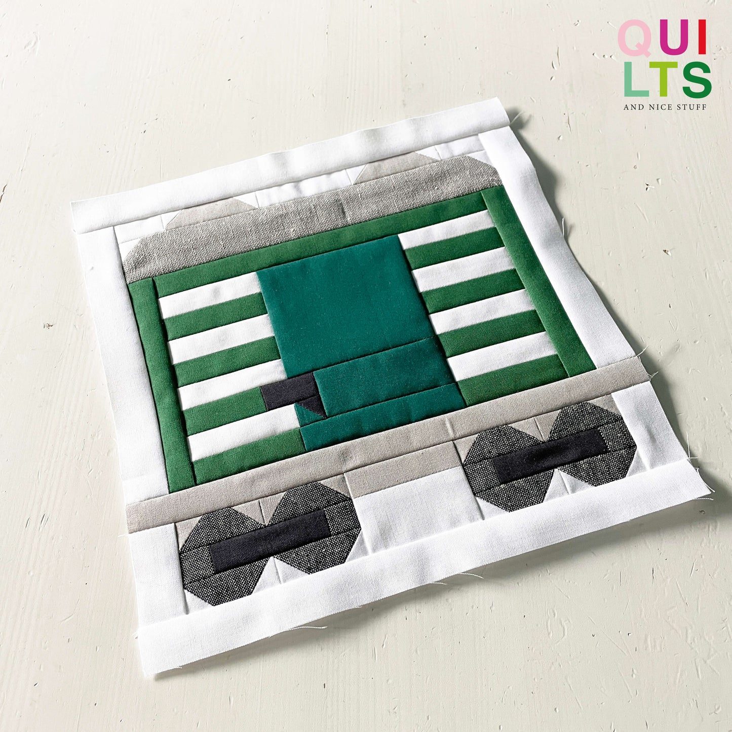 Offener Viehwaggon – PDF Quilt Block Anleitung