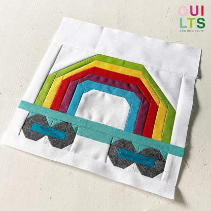 Spielzeug-Waggon 2 – PDF Quilt Block Anleitung