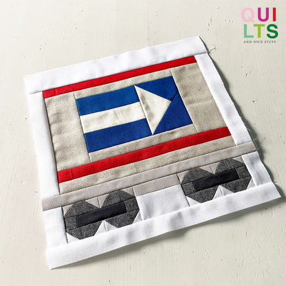 Postwaggon – PDF Quilt Block Anleitung