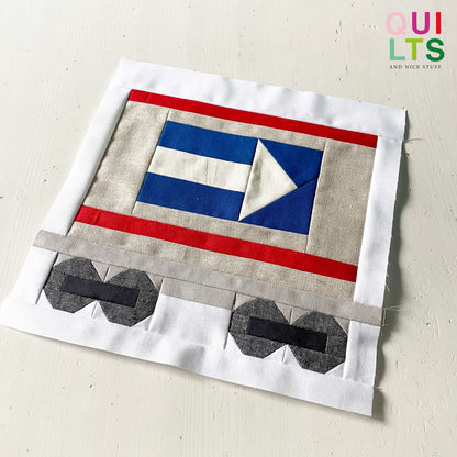 Postwaggon – PDF Quilt Block Anleitung