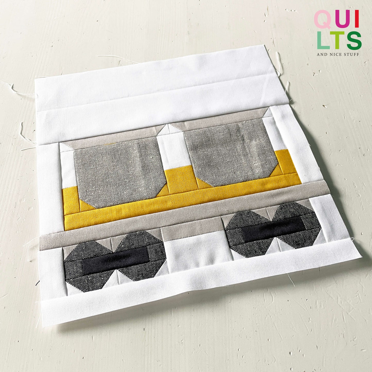 Kippwaggon – PDF Quilt Block Anleitung