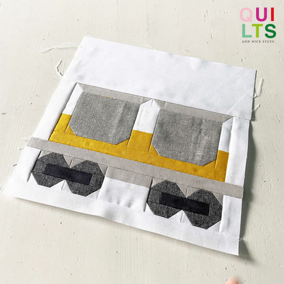 Kippwaggon – PDF Quilt Block Anleitung