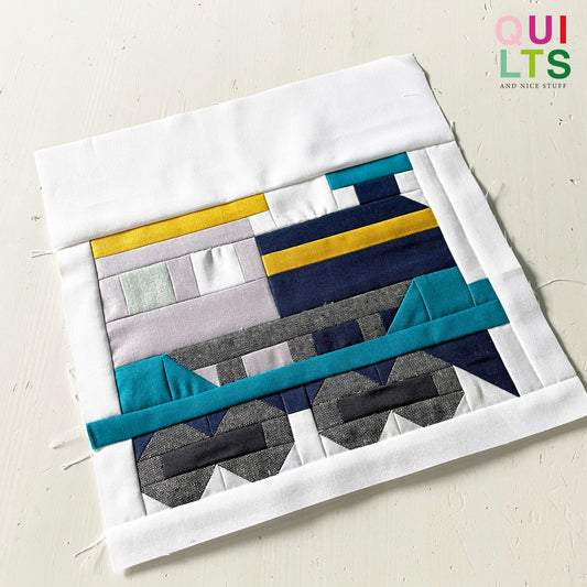 Schwere Lokomotive – PDF Quilt Block Anleitung