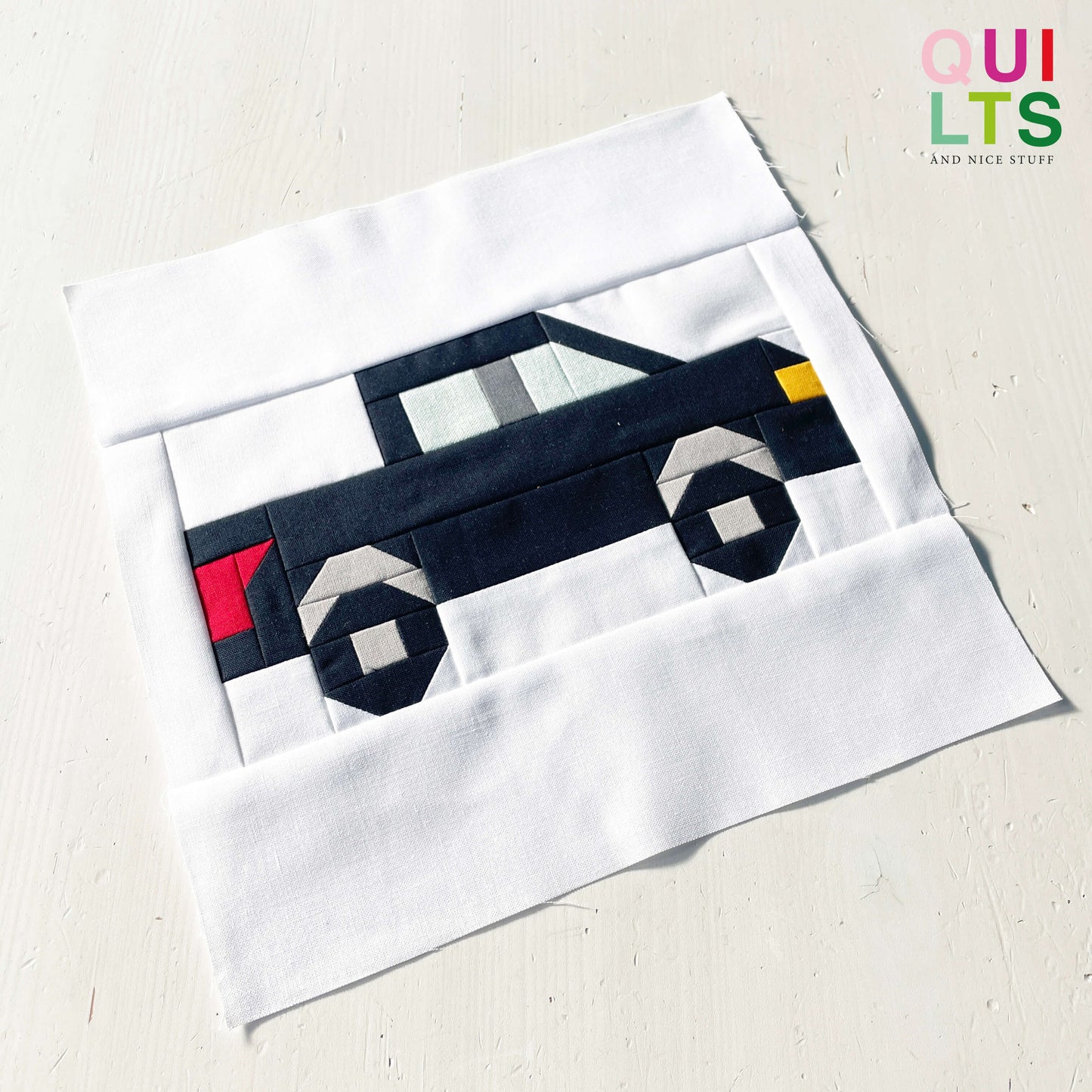 Crew Cab Truck – PDF Quilt Block Pattern