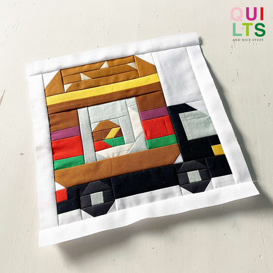 Foodtruck Burger – PDF Quilt Block Pattern