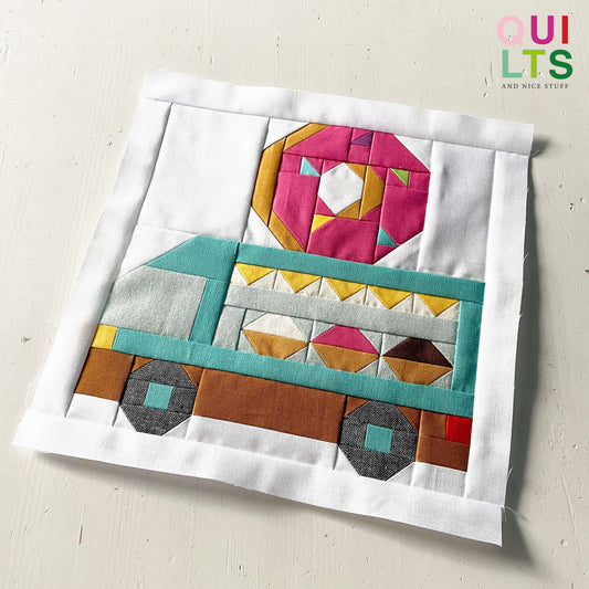 Foodtruck Donuts – PDF Quilt Block Pattern