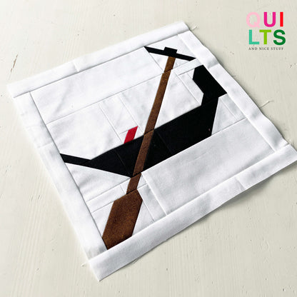 Venetian Gondola – PDF Quilt Block Pattern