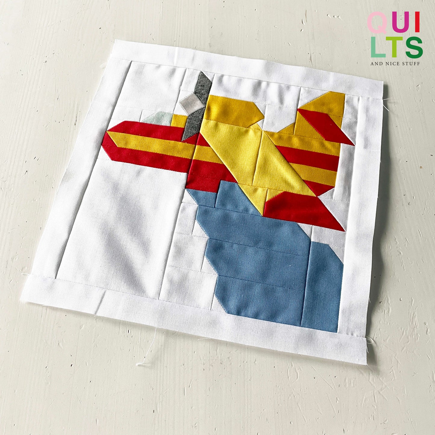 Water Scooper Plane – PDF Quilt Block Pattern