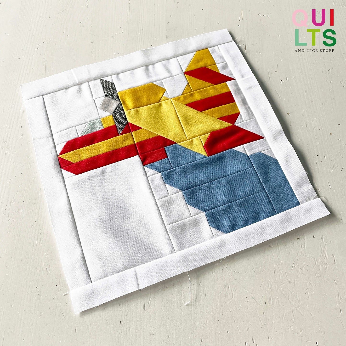 Water Scooper Plane – PDF Quilt Block Pattern