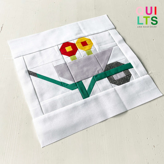 Schubkarre – PDF Quilt Block Anleitung
