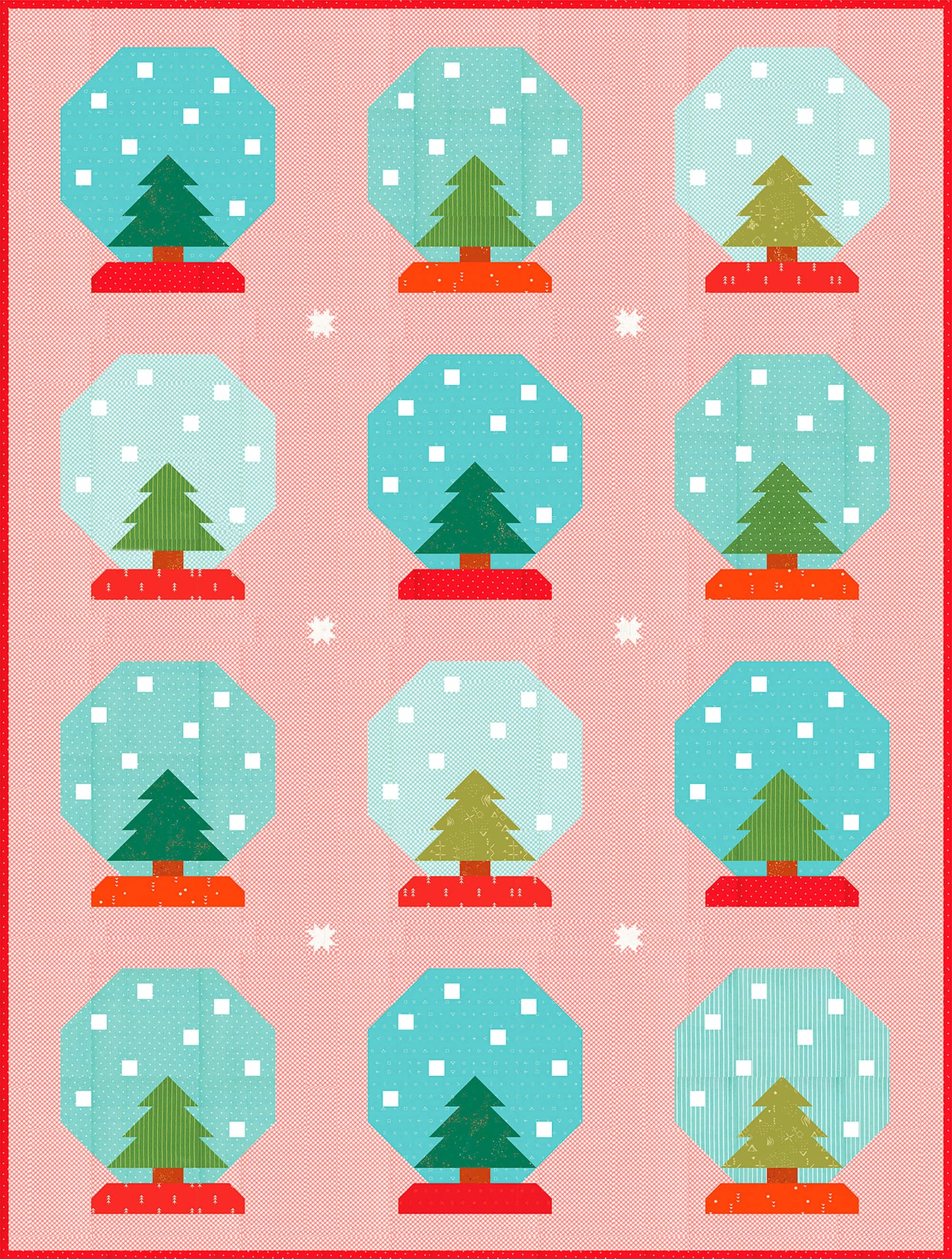 Snow Globe – PDF Quilt Block Pattern