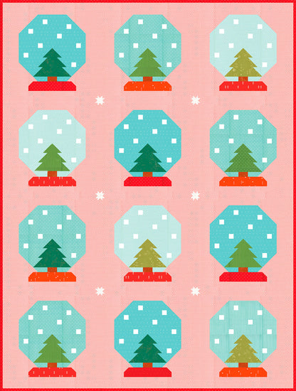 Snow Globe – PDF Quilt Block Pattern