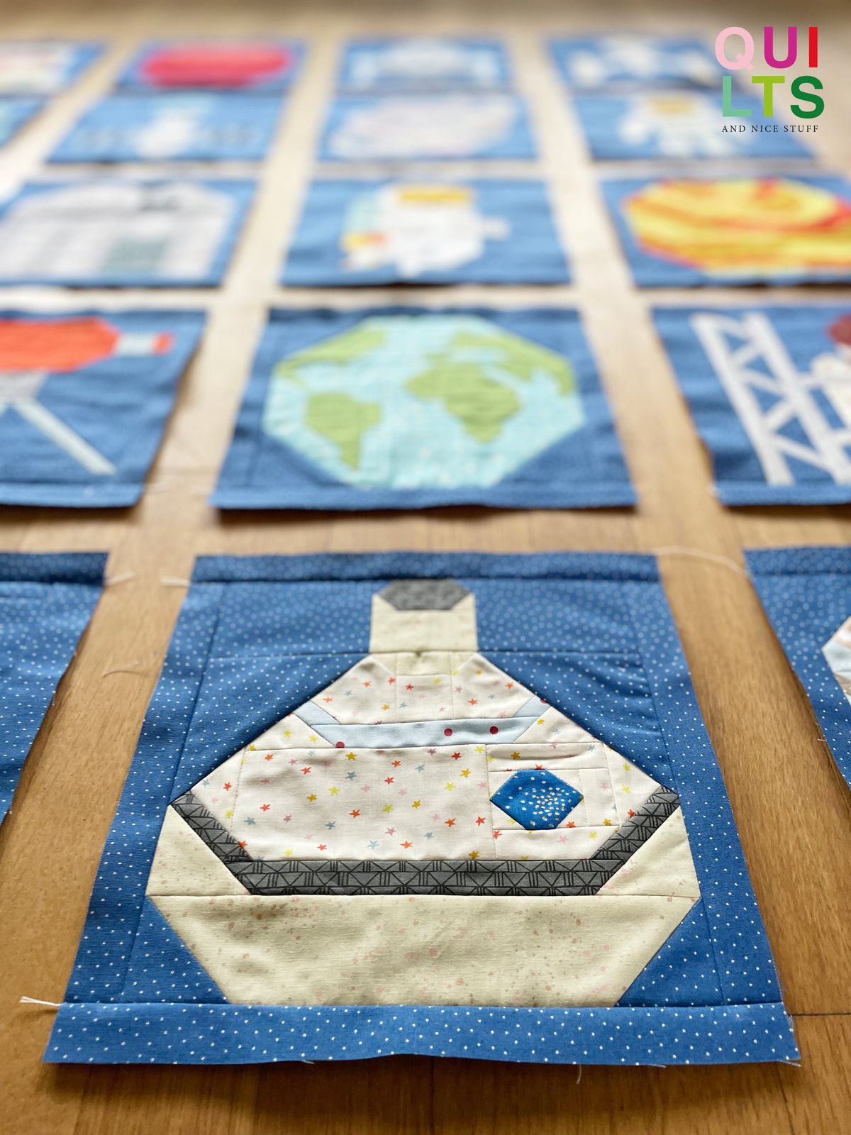 Landing Capsule – PDF Quilt Block Pattern