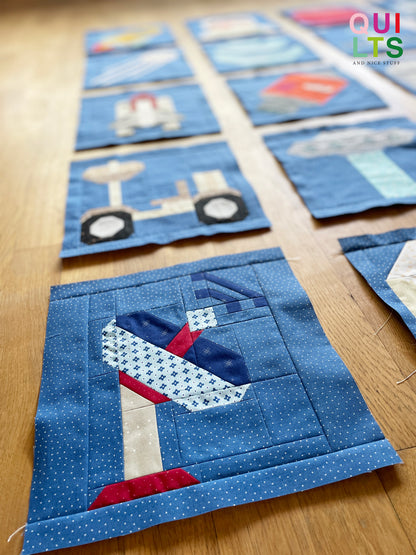 Radar Dish – PDF Quilt Block Pattern