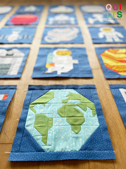 Erde – PDF Quilt Block Anleitung