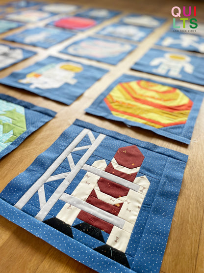 Space Shuttle Launch Pad – PDF Quilt Block Pattern