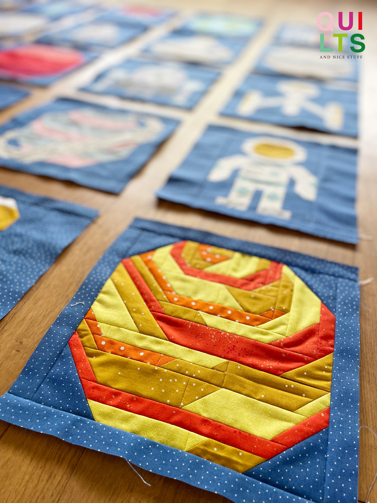 Sonne / Sonne einfach – PDF Quilt Block Anleitung