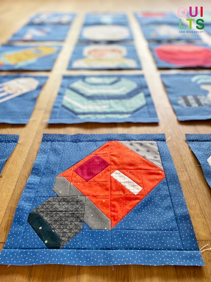 Space Capsule – PDF Quilt Block Pattern