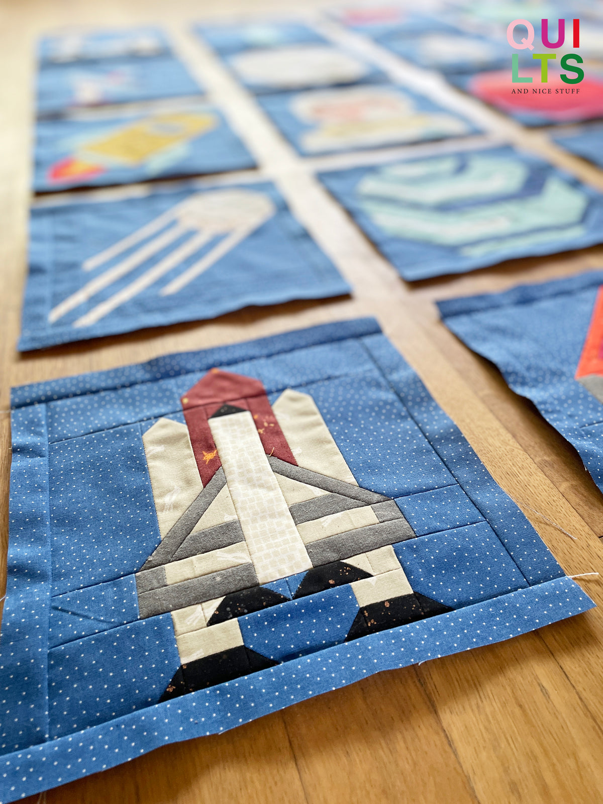 Space Shuttle – PDF Quilt Block Pattern