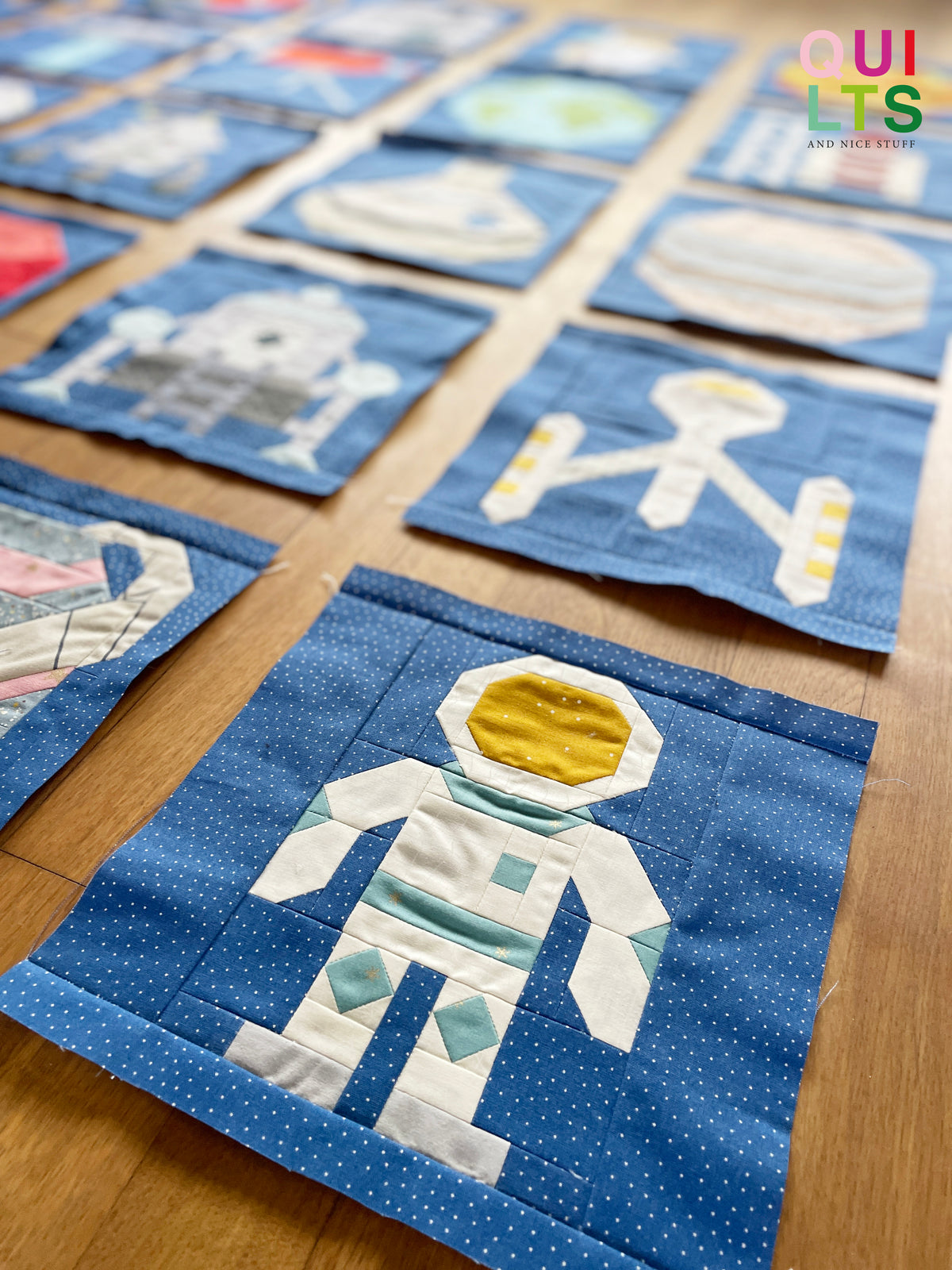 Astronaut – PDF Quilt Block Pattern