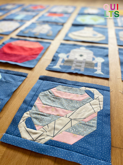 Saturn – PDF Quilt Block Anleitung