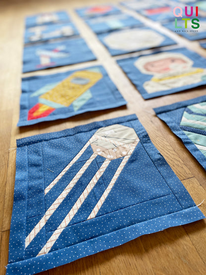 Satellite – PDF Quilt Block Pattern