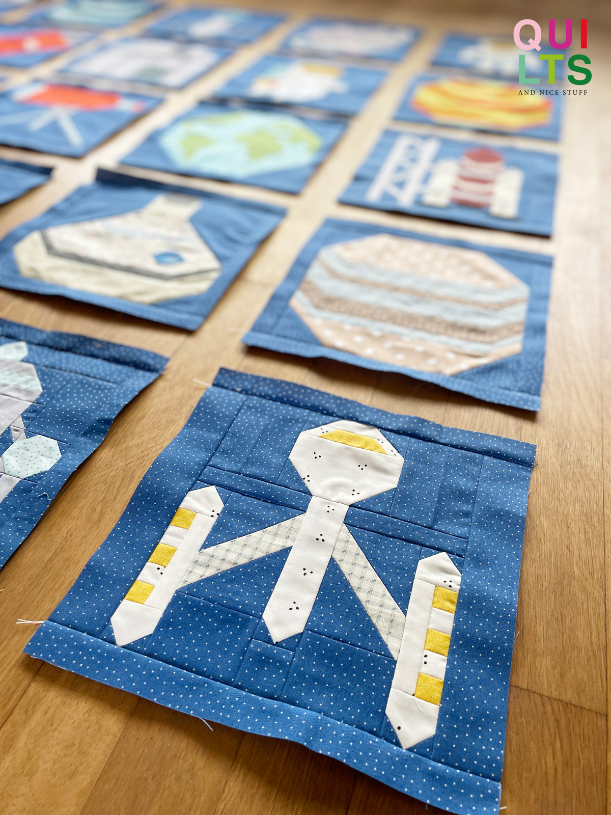 Raumschiff – PDF Quilt Block Anleitung
