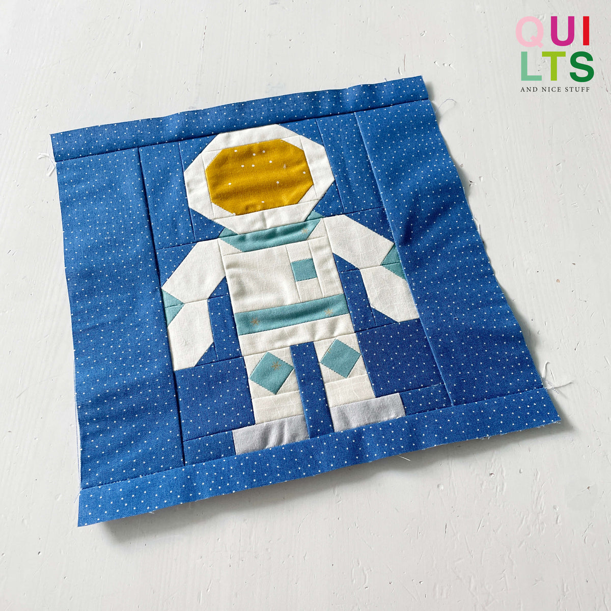 Astronaut – PDF Quilt Block Pattern