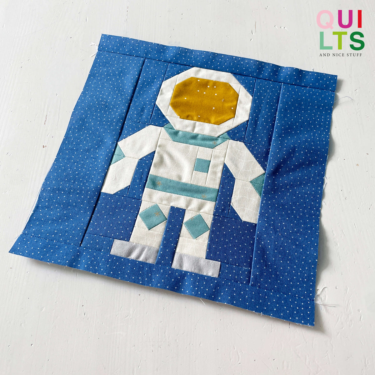 Astronaut – PDF Quilt Block Pattern