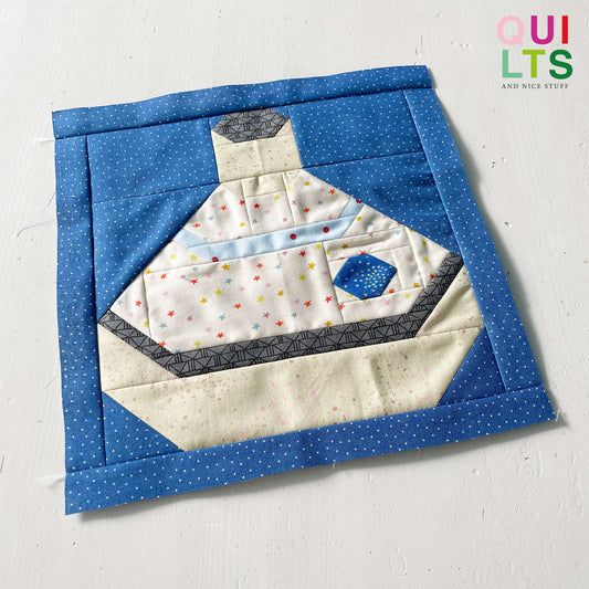 Landekapsel – PDF Quilt Block Anleitung