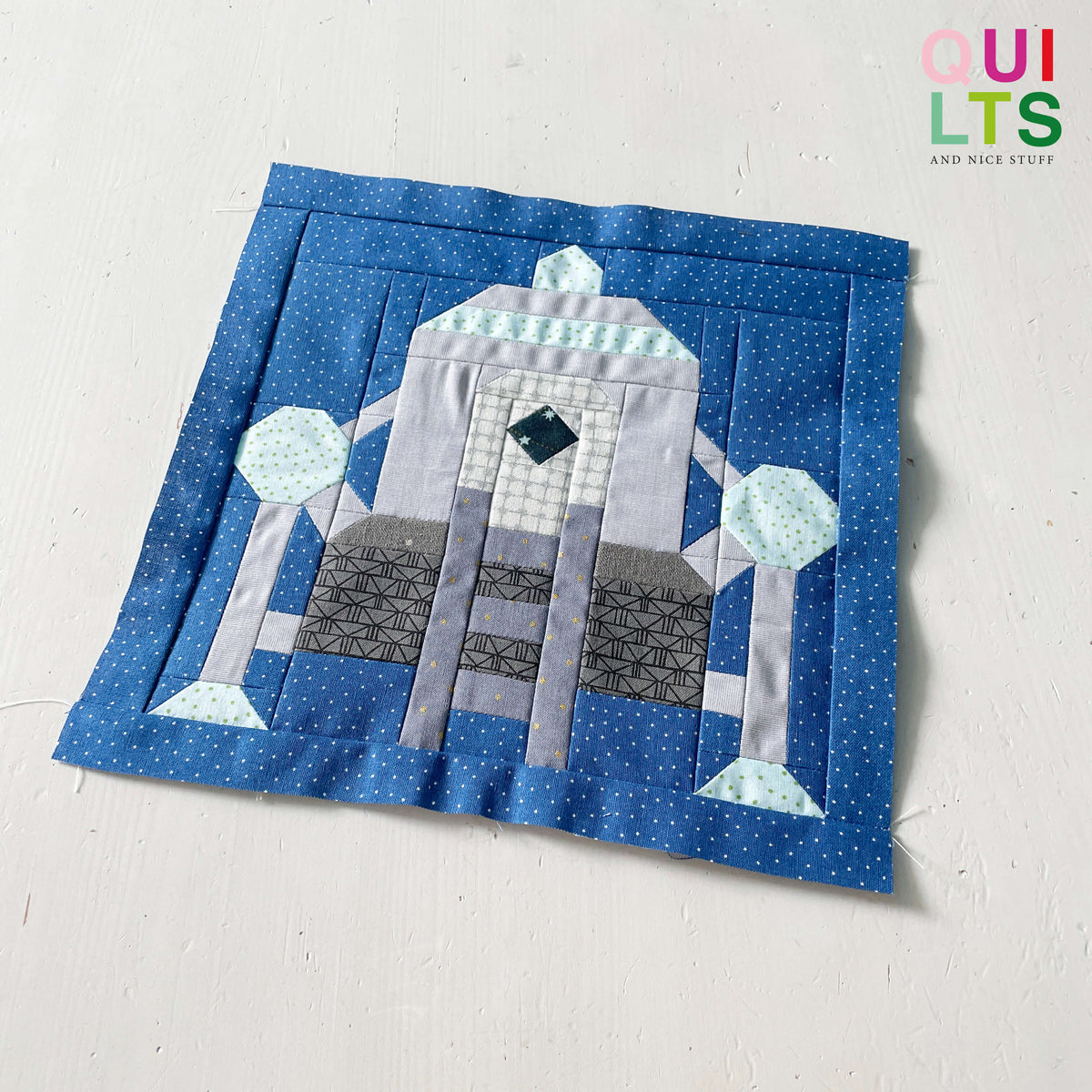 Lunar Lander – PDF Quilt Block Pattern