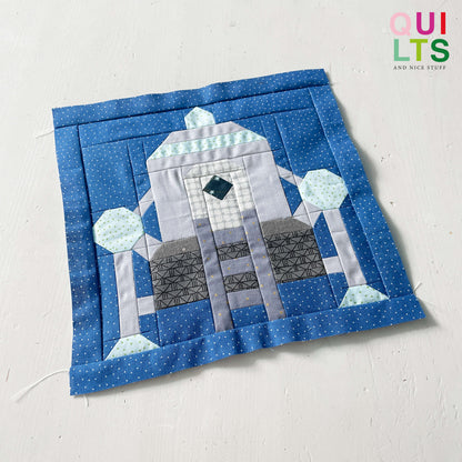 Lunar Lander – PDF Quilt Block Pattern