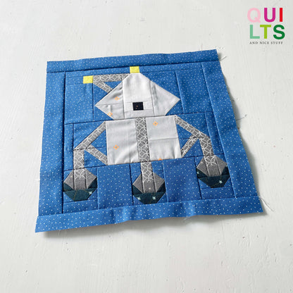 Mars Lander – PDF Quilt Block Pattern