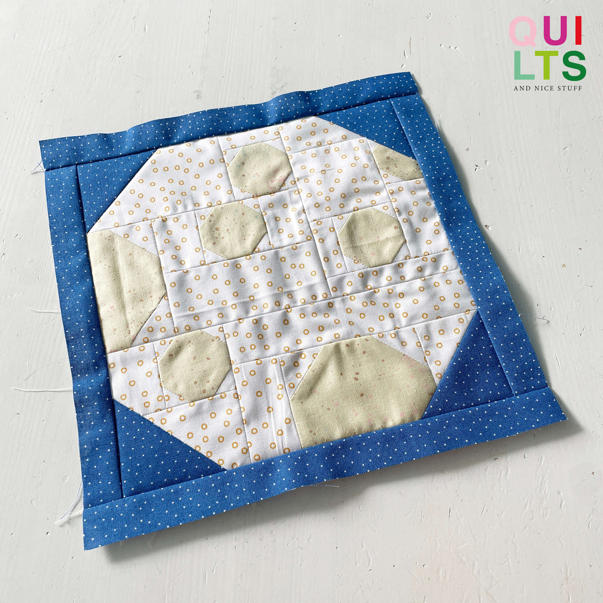 Moon – PDF Quilt Block Pattern