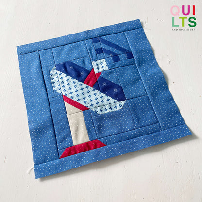 Radar Dish – PDF Quilt Block Pattern