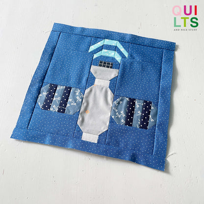Satellit 2 – PDF Quilt Block Anleitung