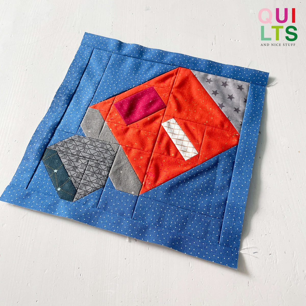 Space Capsule – PDF Quilt Block Pattern