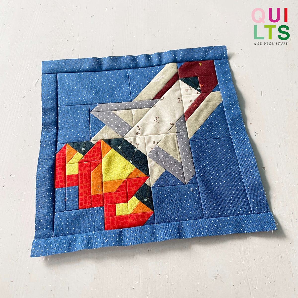 Space Shuttle Ascent – PDF Quilt Block Pattern