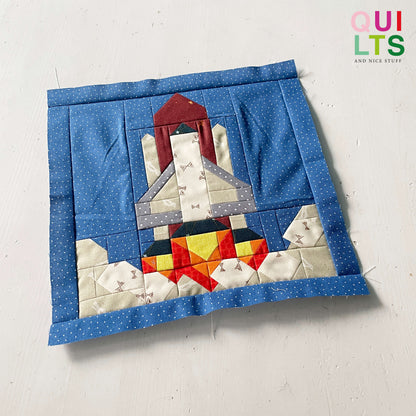Space Shuttle Liftoff 1 – PDF Quilt Block Pattern