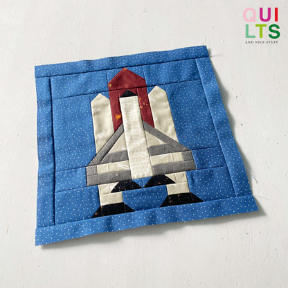 Space Shuttle – PDF Quilt Block Pattern