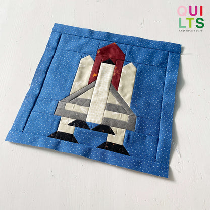 Space Shuttle – PDF Quilt Block Pattern