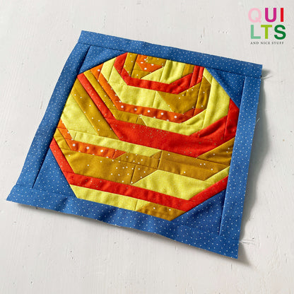 Sonne / Sonne einfach – PDF Quilt Block Anleitung