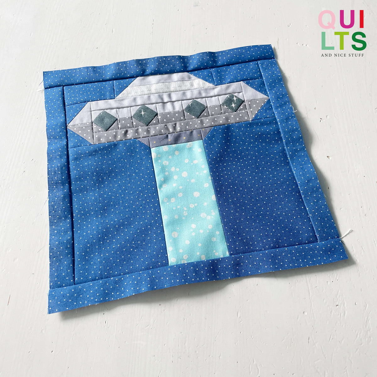 UFO – PDF Quilt Block Pattern