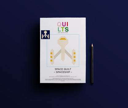 Raumschiff – PDF Quilt Block Anleitung