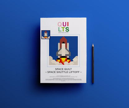 Space Shuttle Liftoff 1 – PDF Quilt Block Pattern