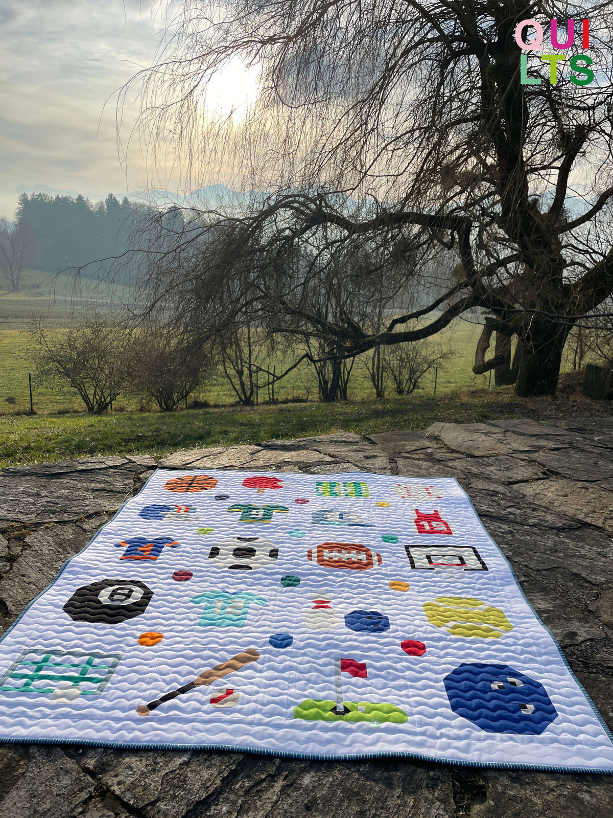 Pickleball – PDF Quilt Block Anleitung