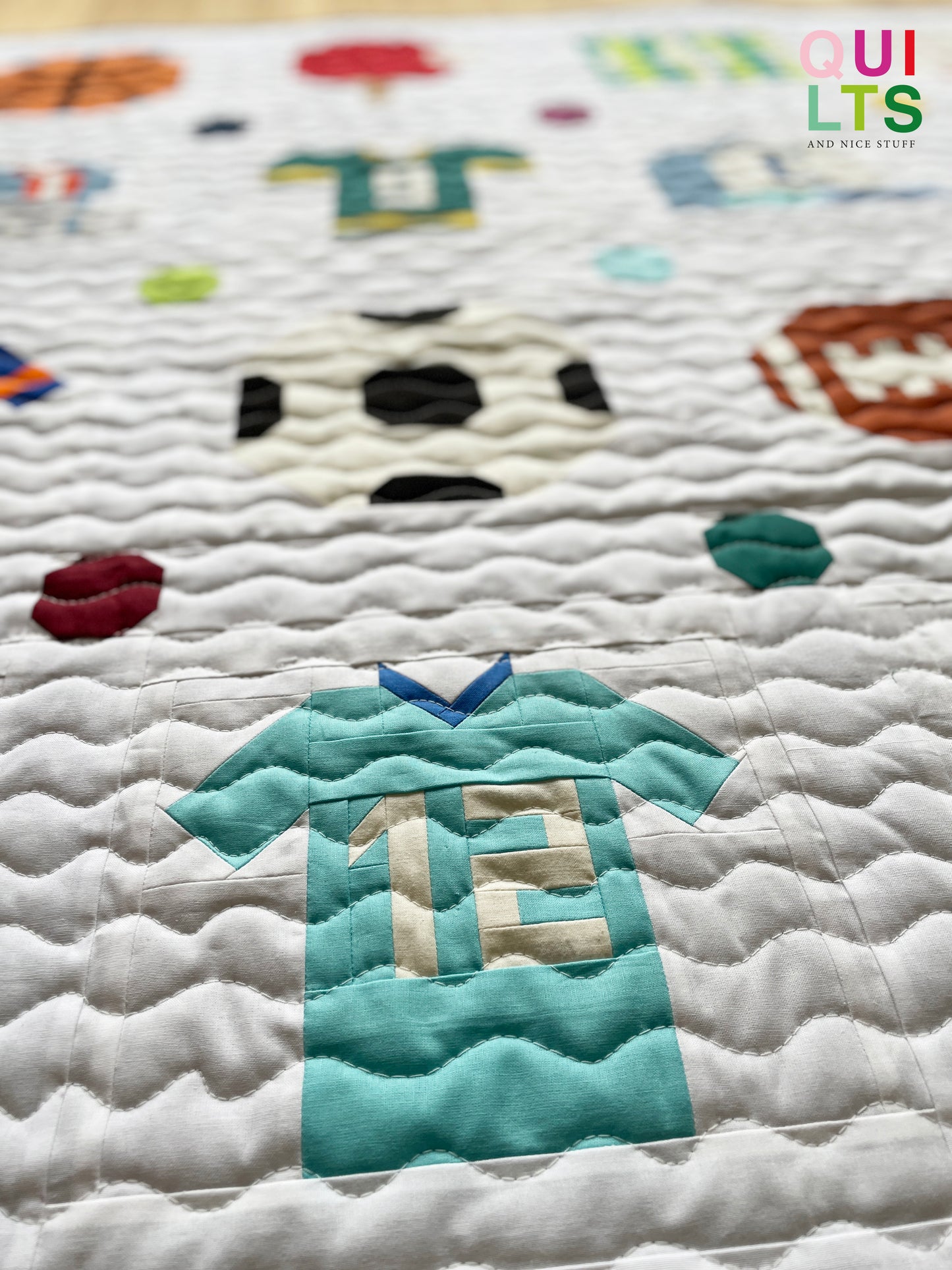 Fußball Trikot mit veränderbaren Nummern – PDF Quilt Block Anleitung