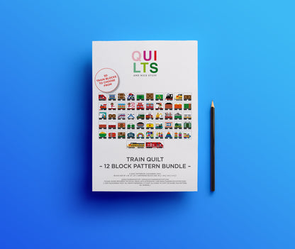 PDF Anleitungspaket – 12 Zug Blöcke, individuelle Auswahl